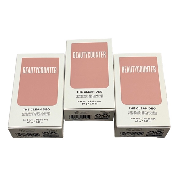 beautycounter Other - Beautycounter Soft Lavender Clean Deodorant Trio
